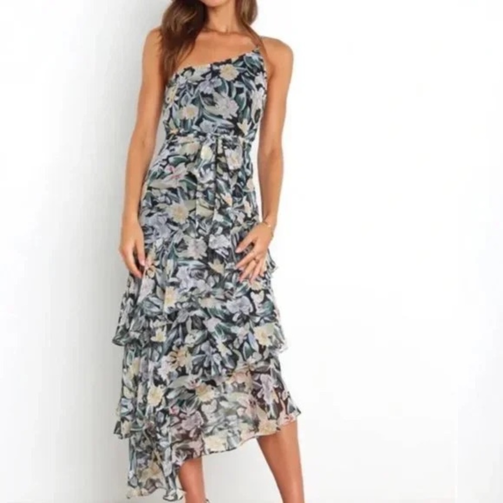 Floral Halter Maxi Dress